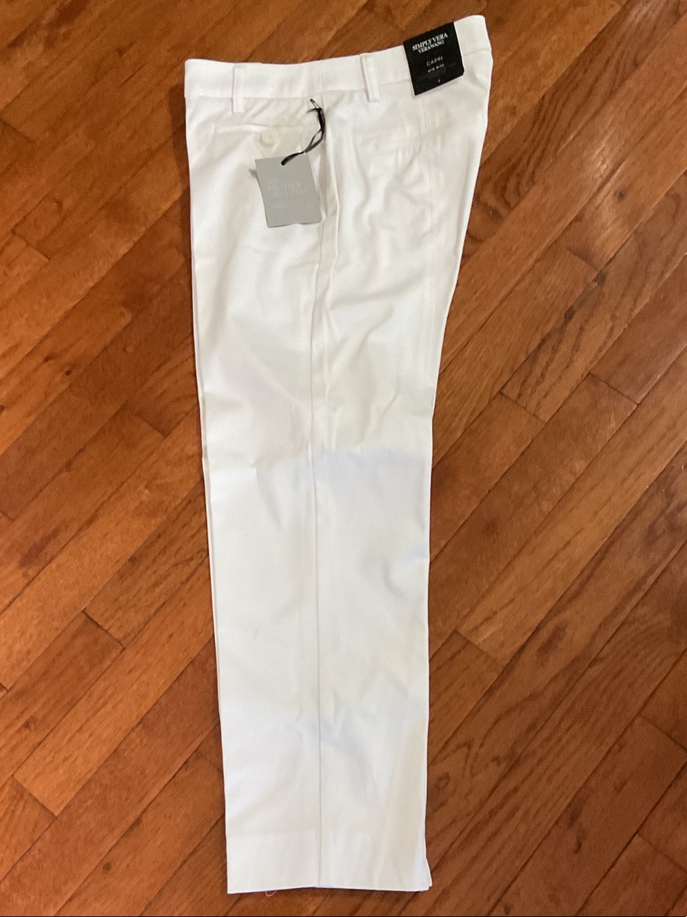 Simply Vera Vera Wang White womens Dress Pants